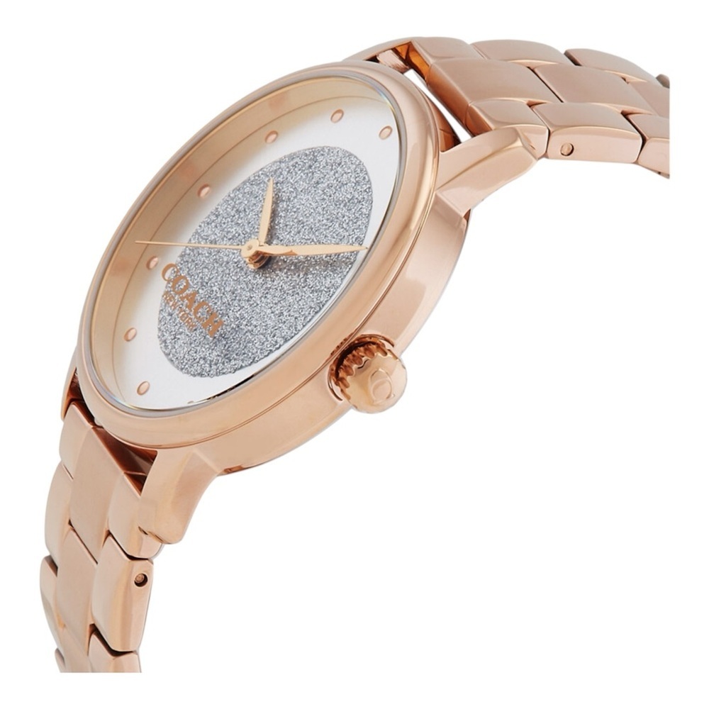 Coach Women’s Rose Gold Tone Watch – Crystal Dial - Picture 2 of 6